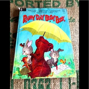Rainy Busy book coloring book antique